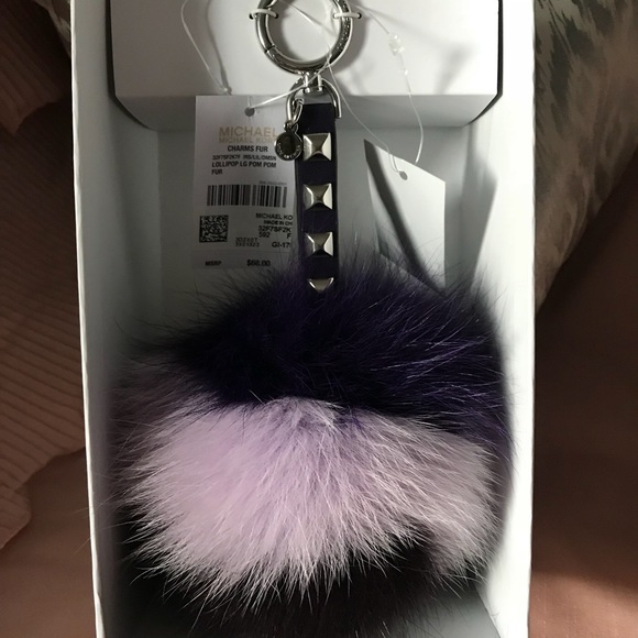 Michael Kors Handbags - Authentic NWT Michael Kors puff ball keychain